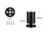2025 Latest Model Black8m2 pcs Stainless Steel Furniture Legs Office Sofa Table