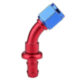 2025 Latest Model AN6 45 Degree Push On Twist Lock Oil Gas Fuel Line Hose End