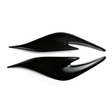 Car Front Headlight Eyebrow Head Light Eyelid Eyebrow Resin Trim Sticker for Prius ZVW30 2012-2015