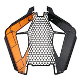 Motorcycle Headlight Protector Grille Guard Cover for 1390 Super R SuperDuke 1390 R 2024-2025 Black+Orange