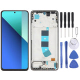 (Black) For Xiaomi Redmi Note 13 4G COMPATIBLE AMOLED Material LCD Screen Digitizer Full Assembly with Frame