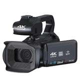 64MP 18X Zoom 4-Inch Touch Screen Handheld Digital Video Camera 4K 16G