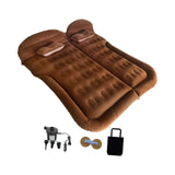 (Brown) SUV Inflatable Air Mattress Camping Mattress for Courtyard Balcony Versatile Black