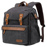 (Black) Camera Bag Universal Stylish Photo Bag for Photographer Climbing Backpacking Coffee