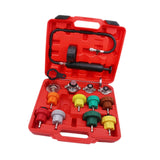 (15pcs) Generic Radiators Pressure Tester Kit Automotive Radiators Pressure Tester 18pcs
