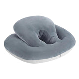 (grey) Travel Neck Pillow Memory Foam Office Travel Recliners Face Down Pillow navy