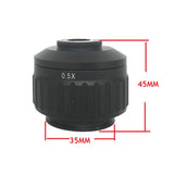 0.5 Adapter 3.5X-90X Double Arm Simul Focal Trinocular Stereo Microscope 38MP HDM-Compatible USB Camera Phone PCB Jewelry Tools