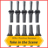 10 Pcs 9/16Inch Plug Wedges Feather Shims Concrete Rock Stone Splitter Hand Tools Suitable for Splitting the Hard Stone