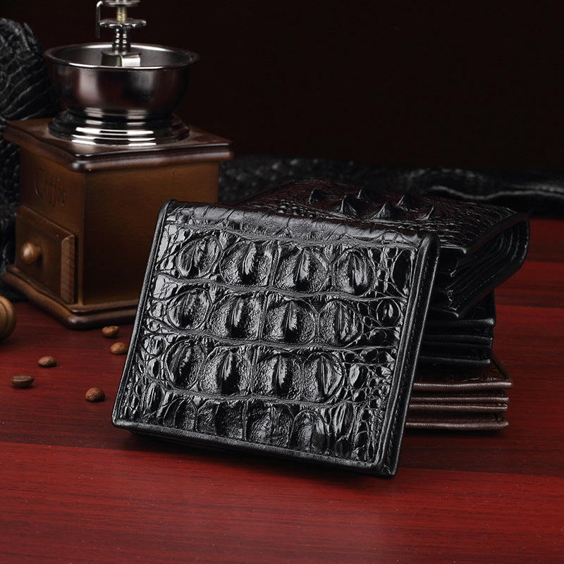Handmade Crocodile Leather wallet 2009-5