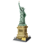 world Architecture series Statue of Liberty Model Building Blocks set classic MOC  City streetview Toys for children Gift