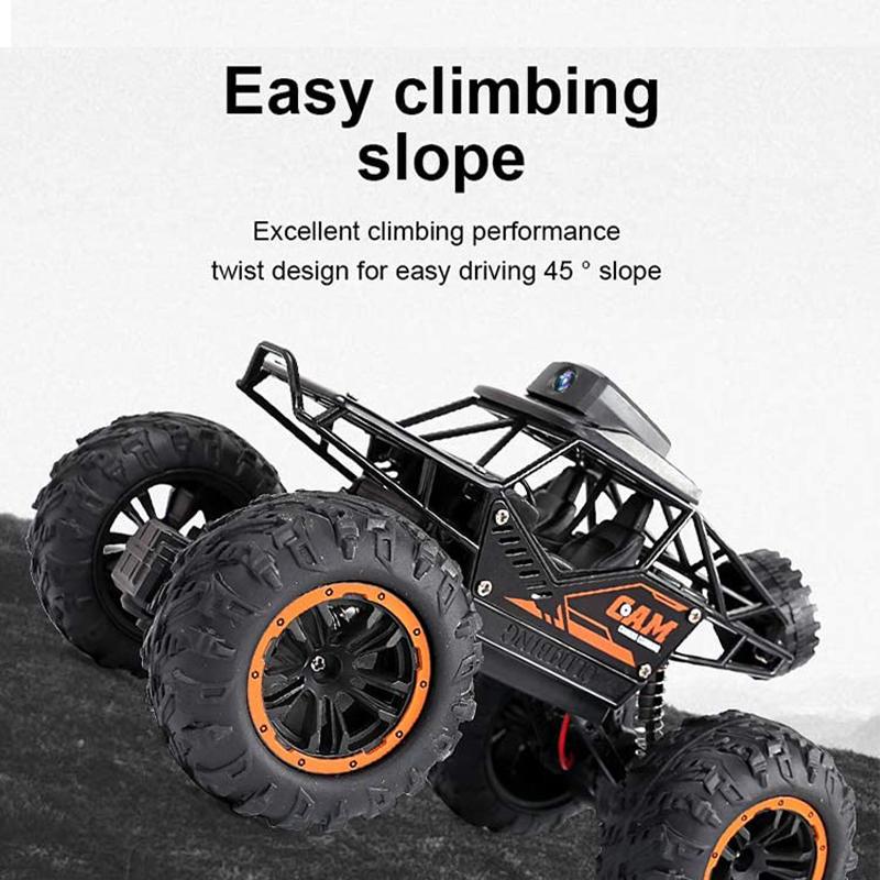 rC Car 2.4G 720P WIFI FPV HD Camera SUV 1:18 4WD Off-road High-speed Remote Control Drift Car Climbing Car Children's Toys