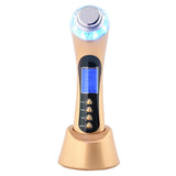 3MHz Ultrasound Face Massager Ion LED Photon Therapy Skin Rejuvenation Facial Lifting Anti-aging Acne Remover Beauty Care Tool