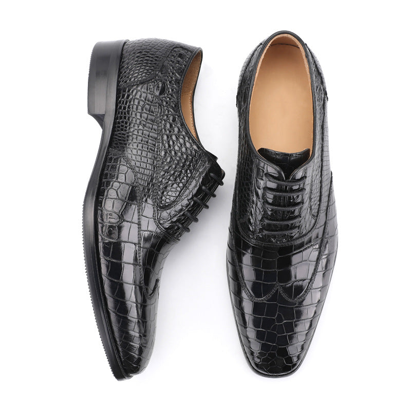 Handmade Crocodile Leather Dress Shoes 6701