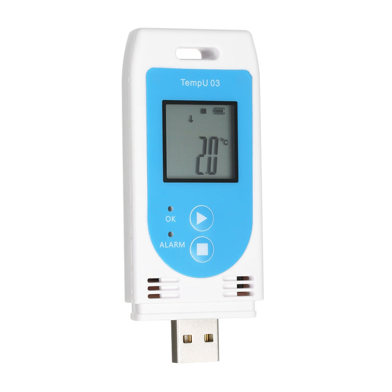 USB Temperature Humidity Data Logger Reusable RH TEMP Data Logger Recorder Humiture Recording Meter with 12,000 Record Capacity