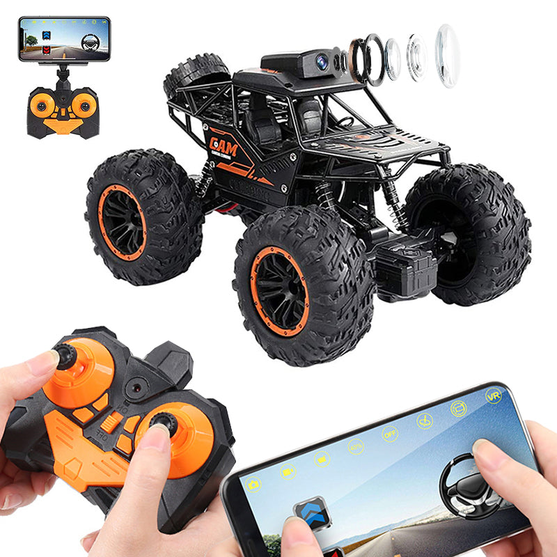 rC Car 2.4G 720P WIFI FPV HD Camera SUV 1:18 4WD Off-road High-speed Remote Control Drift Car Climbing Car Children's Toys