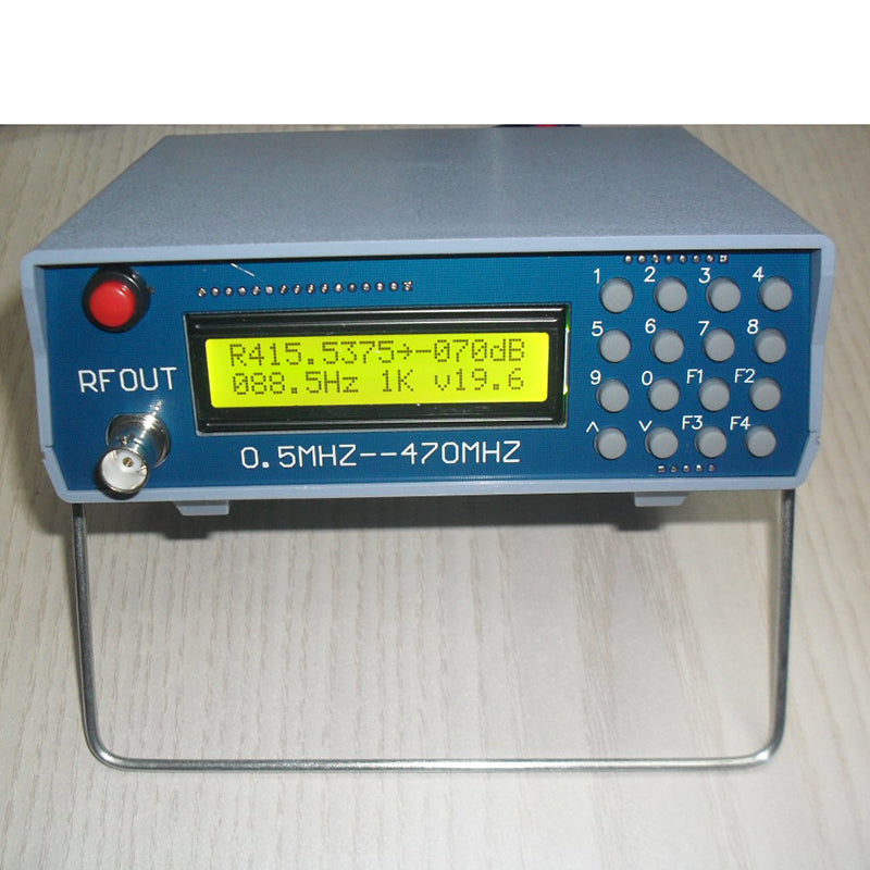 0.5-470MHz high-frequency signal source RF signal generator FM walkie talkie sensitivity test RF signal generator tester