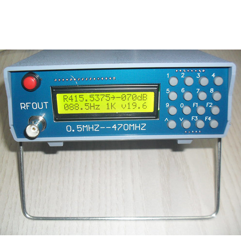 0.5-470MHz high-frequency signal source RF signal generator FM walkie talkie sensitivity test RF signal generator tester