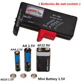 Battery Capacity Tester BT-168 Pointer Type Power Tester 1.5V Miniature Cells For AAA/AA/ C/D/9V Batteries Measuring Tools