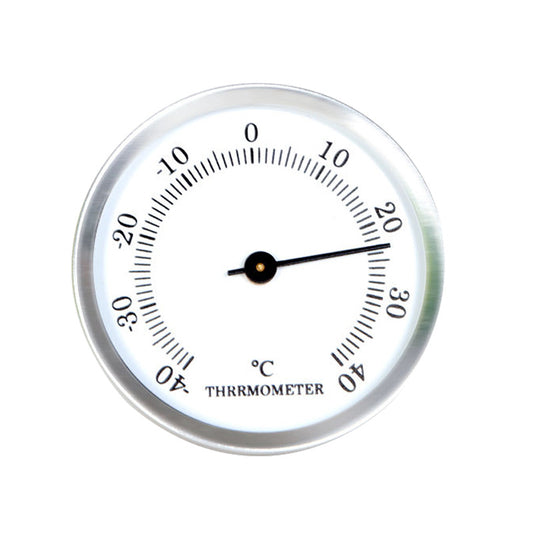 -40-40℃ High Precision Mini Thermometer Aluminum Alloy Home Mechanical Pointer Thermometer for Cold Storage Freezer