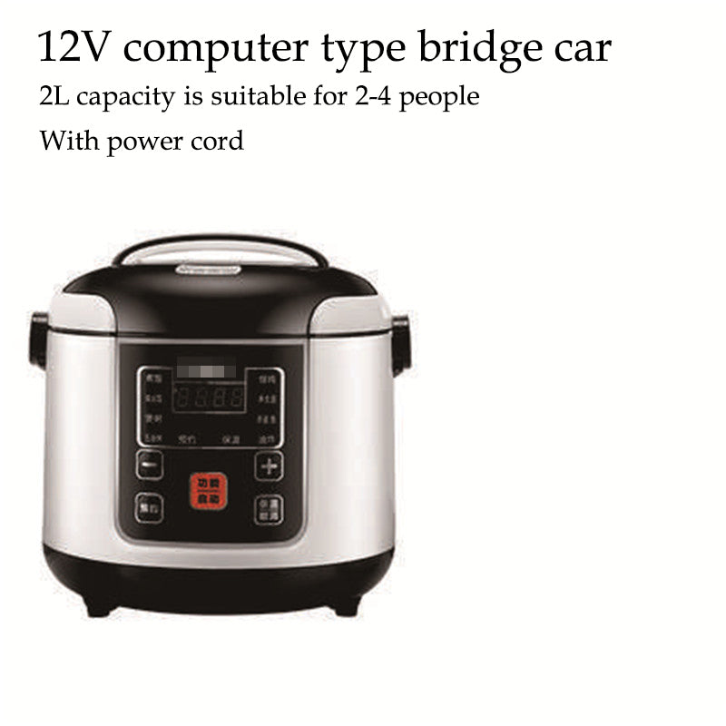 12V 24V Mini Rice Cooker Car Truck Soup Porridge Cooking Machine Food Steamer Electric Heating Lunch Box Meal Heater Warmer 1PCS