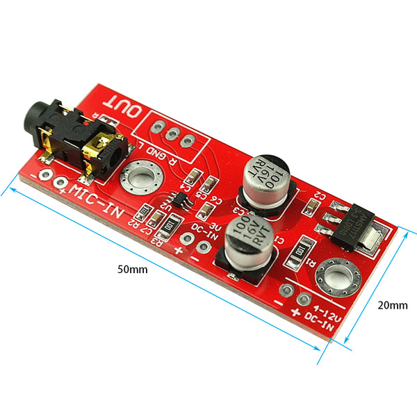 MAX9812H electret microphone head microphone amplifier board voice mod mickcara