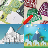 50PCS Replacement Cutting For Cricut Explore Air 2 /Air 3/Maker Expression, 45 Degree Standard Fine Point Blades