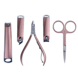 Fashion Manicure Pedicure Set with Case Nails Clipper Kit Stainless Steel Travel Home Nail Care Tools 11pcs