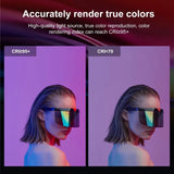 For 17cm Photo Full Color RGB Magnetic LED Fill Handheld Light Wand Vlog Stick
