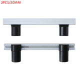Woodworking Bench Dog Hole Baffle 19/20MM Aluminum Alloy Positioning Planing Stop Adjustable Limit Tenon Block For Work Table