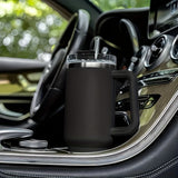1pc Reusable Vacuum Tumbler With Straw 30oz/40oz - Double Layer Stainless Steel Insulated Drinking Cup, Car Handy