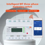 Advanced Smart WIFI Electric Meter - Multifunctional 3-Phase Rail Type for Home with Remote Prepaid Functionality
