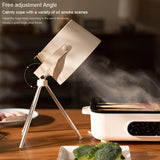 Adjustable Angle Portable USB Rechargeable Mini Range Hood for Kitchen Desktop, Indoor BBQ & Hot Pot