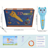 Low Temperature 3D Printing Pen USB Charging Wireless Graffiti Student Handmade Girl Children's Toys
