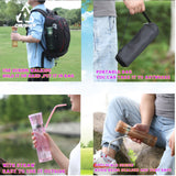 CRUSHER Portable Car LED Hookah Smoking Cup Plastic Grass Pipes For Party Travel кальян Narguile complete Cachimbas Kit