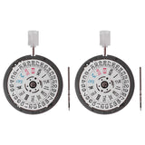 2PCS NH36 NH36A Automatic nical Movement 3 Digit Double Calendar Replacement 4R36/7S36 Watch Accessories