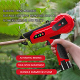 Household handheld electric agricultural grape tomato multi-function tying hine