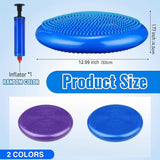 2pcs Inflatable Balance Boards, Stability & Balance Trainer, Inflatable Wobble Cushion