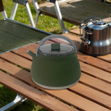 Silicone Folding Kettle Teapot Portable Coffee Tea Cooker Collapsible Mini Boig Water Pot with Handle Camping Supplie