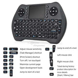 MT10 Keyboard Air Mouse Lithium battery Handheld 3 colors Backlit 2.4G Wireless Touchpad For Media player Android TV BOX Accessories