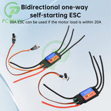 DIY Fan Modification Violent 30A 60A Brushless Motor Driver Bidirectional Unidirectional Self-starting Forward/Reverse