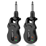 LEKATO WS-50 Electric Guitar Transmitter Receiver System Wireless 4 Channels ISM 5.8Ghz Rechargeable For Guitar Accessories