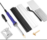 60W Car Bumper Repair Electric Soldering Iron Thermal Stapler Leather Ironing Tool Smoothing Tool With PP Glue Stick Plastic Repair
