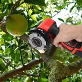 16.8V Lithium Hand Grinder Cordless Remover Fruit Tree Remover, Rechargeable Orchard Bark Scraper