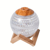 1pc Air Humidifier Crystal Ball Humidifier, Creative Dazzling Color Light Humidifier Desktop Humidifier With RGB Colorful Nigh