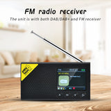 Portable Digital Bluetooth-compatible 5.0 Broadcasting Player DAB/FM Receiver Rechargeable Lightweight Home Radio