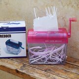 Mini Manual Paper Shredder A6 Office Document Destroyer Receipts Tickets Thick Cardstock Cutting hine 18x15x10.5cm