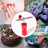 Cordless Airbrush Compressor Kit For Makeup, Cake Decoration, Cookie, Mode, Makeup