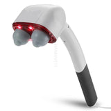 2 Heads Charging Electric Body Hammer Red Light Vibration Back Cervical Massage Stick Health Care Relieve Pain