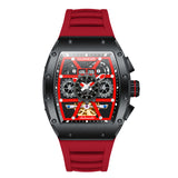 GUANQIN Fashion Business Mens Watch Automatic Mechanical Automatic Watch Bracelet Accessories Stainless Steel Waterproof Clock