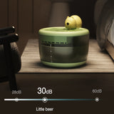 2L Chargeable Filter Automatic Dog Water Dispenser Pet Drinker For Cat Auto Sensor Drinking Fountain Bowl